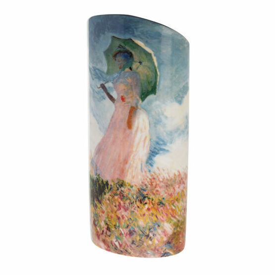 Monet - Woman with a Parasol Vase