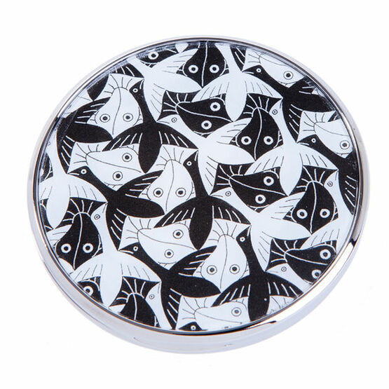 Escher Birds and Fish Pocket Mirror